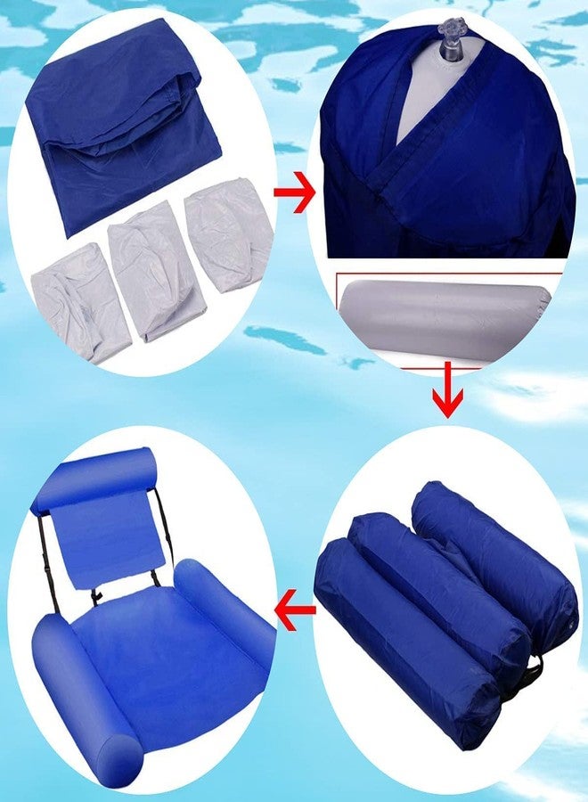 PREXI Ultimate Comfort: Adults' Inflatable Pool Float Lounge Chair with Pump - Water Hammock Pool Toy for Relaxing Summer Lounging - Image 2